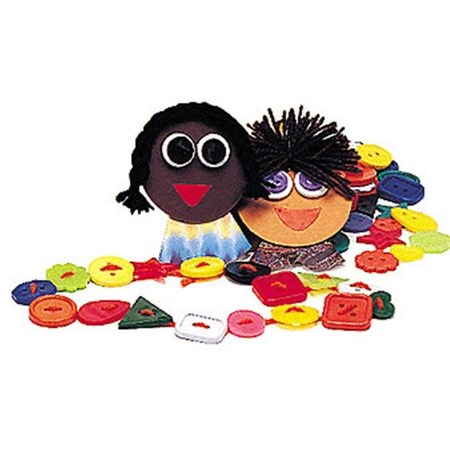 Roylco Roylco R-2132 Craft Buttons Asst 1 Lb-Pkg R-2132